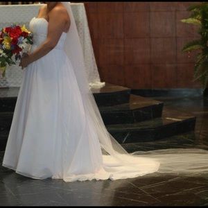 Wedding dress w/ Veil